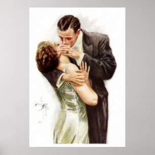 Harrison Fisher De kus Poster