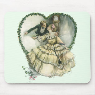  Harrison Fisher, kerstbriefje en bruin Muismat