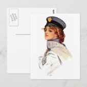 Harrison Fisher Maid in Arms Briefkaart (Voorkant / Achterkant)