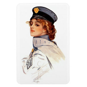Harrison Fisher Maid in Arms Magneet