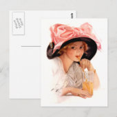 Harrison Fisher Verfrissing Briefkaart (Voorkant / Achterkant)