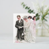 Harrison Fisher vertelt het huwelijk Briefkaart (Staand voorkant)