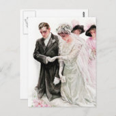 Harrison Fisher vertelt het huwelijk Briefkaart (Voorkant / Achterkant)
