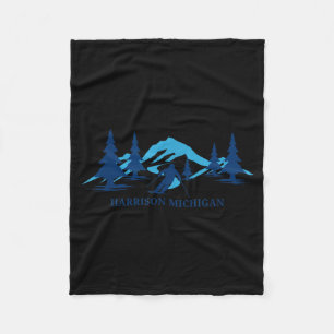 Harrison michigan skioord skiën skiër fleece deken