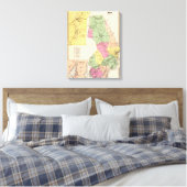 Harrison, Rye-steden Canvas Afdruk (Insitu (Slaapkamer))
