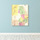 Harrison, Rye-steden Canvas Afdruk (Insitu (Houten vloer))