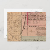 Harrison Township, Ohio Briefkaart (Voorkant / Achterkant)