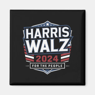 HarrisWaltz 2024 T-shirt KamalaHarris TimWaltz 202 Magneet