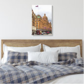 Harrods of Knightsbridge HDR Canvas Afdruk (Insitu (Slaapkamer))