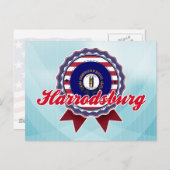 Harrodsburg, KY Briefkaart (Voorkant / Achterkant)