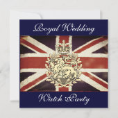 Harry and Meghan Watch Party Invitation Kaart (Voorkant)