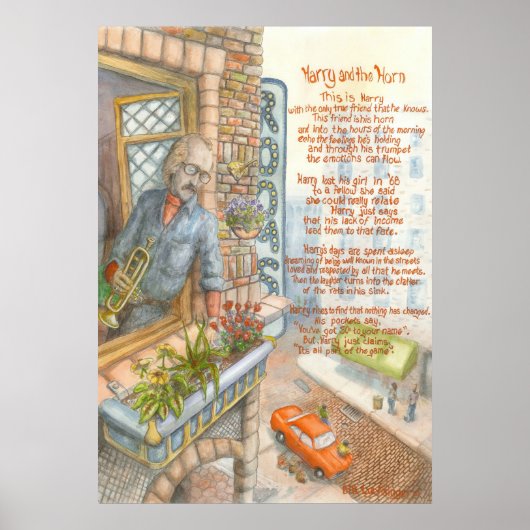 Harry And The Horn - Poster (Devant)