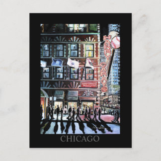 Harry Caray Chicago Art Randsom Art Briefkaart