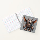 Harry - Carnet de spirale monstre à oeil unique (Intérieur)