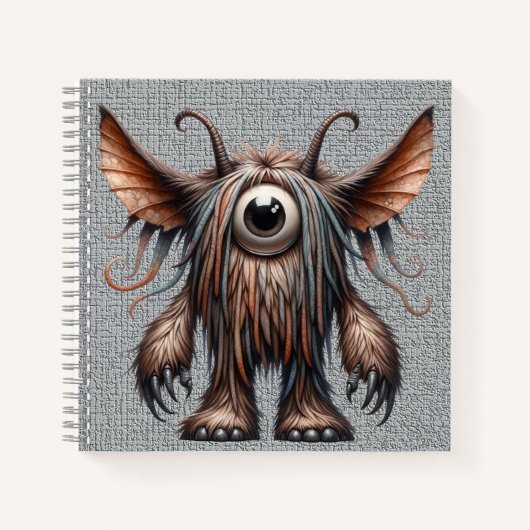 Harry - Carnet de spirale monstre à oeil unique (Devant)