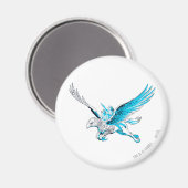 Harry en Hermione op een Hippogriff Magneet (Voorkant / Achterkant)