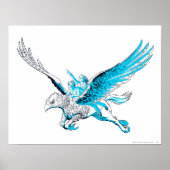Harry en Hermione op een Hippogriff Poster (Voorkant)