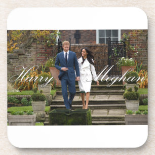 Harry en Meghan Markle Royal Wedding Bier Onderzetter