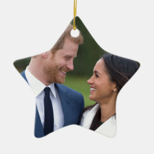 Harry en Meghan Markle Royal Wedding Keramisch Ornament