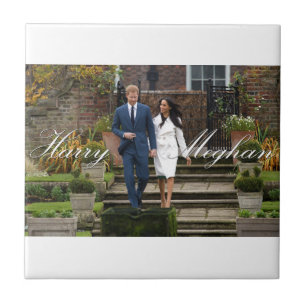 Harry en Meghan Markle Royal Wedding Tegeltje