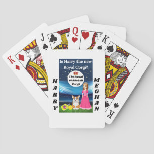 Harry en Meghan-spelkaarten Pokerkaarten