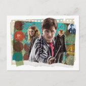 Harry, Hermione en Ron 1 Briefkaart (Voorkant)