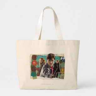 Harry, Hermione en Ron 1 Grote Tote Bag