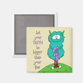 Harry het monster, magneet w / quote (Voorkant / Achterkant)