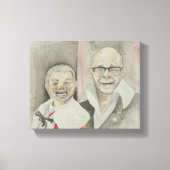 Harry Hill en Lord Alan Sugar pop Canvas Afdruk (Voorkant)