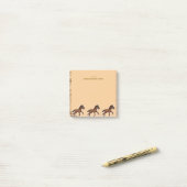 Harry Horse Rustic - 1 Post-it® Notes (Op bureau)