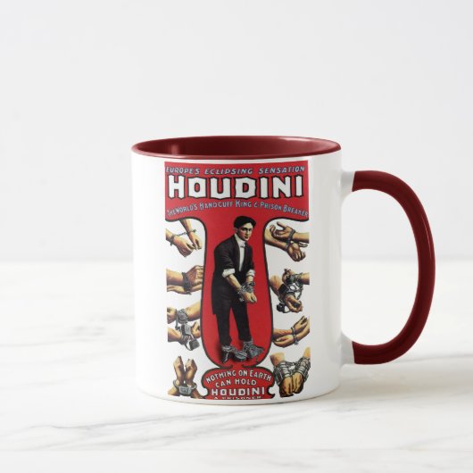 Harry Houdini 1900's Mok (Rechts)