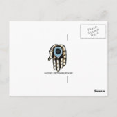 Harry Houdini Briefkaart (Achterkant)