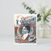 Harry Houdini Briefkaart (Staand voorkant)