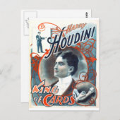 Harry Houdini Briefkaart (Voorkant / Achterkant)