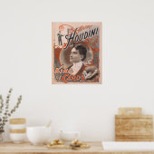 Harry HOUDINI Escape Artist Magicien Poster Imprim (Cuisine)