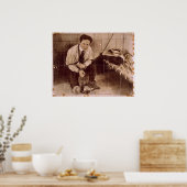 Harry HOUDINI Escape Artist VAUDEVILLE Poster (Keuken)