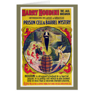 Harry Houdini Gevangenis Cel en Barrel Mystery