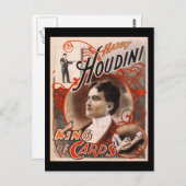 Harry Houdini Roi Des Cartes (Devant / Derrière)
