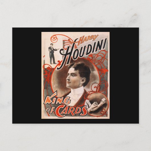 Harry Houdini Roi Des Cartes (Devant)
