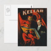 Harry Kellar Poster Briefkaart (Voorkant / Achterkant)