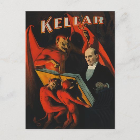 Harry Kellar Poster Briefkaart (Voorkant)