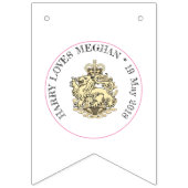 Harry Loves Meghan Royaume-Uni & USA Drapeau Maria (Premier drapeau)