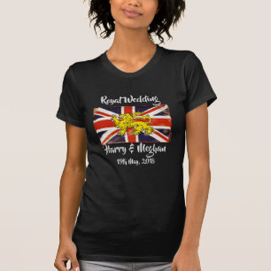 Harry & Meghan Koninklijk Huwelijk Donker T-shirt