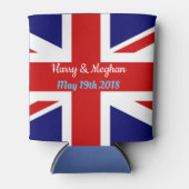 Harry & Meghan, Union Jack. Blikjeskoeler (Voorkant)