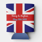 Harry & Meghan, Union Jack. Blikjeskoeler (Achterkant)