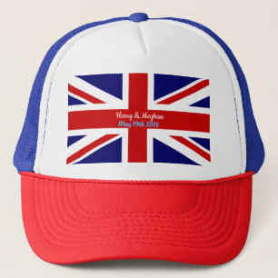 Harry & Meghan, Union Jack. Trucker Pet