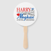 Harry & Meghan Wedding, 19 mei 2018 Handwaaier (Voorkant)