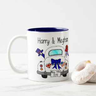 Harry & Meghan Wedding, 19 mei 2018 Tweekleurige Koffiemok