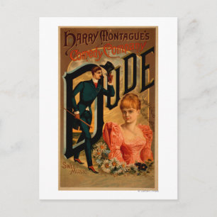 Harry Montague's Comedy "Kerel" theaterPoster Briefkaart