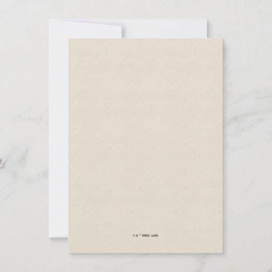 Harry Potter 1e verjaardag Bedankkaart (Achterkant)